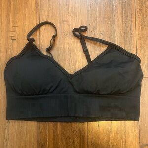 Black Lululemon Sports Bra Size Medium